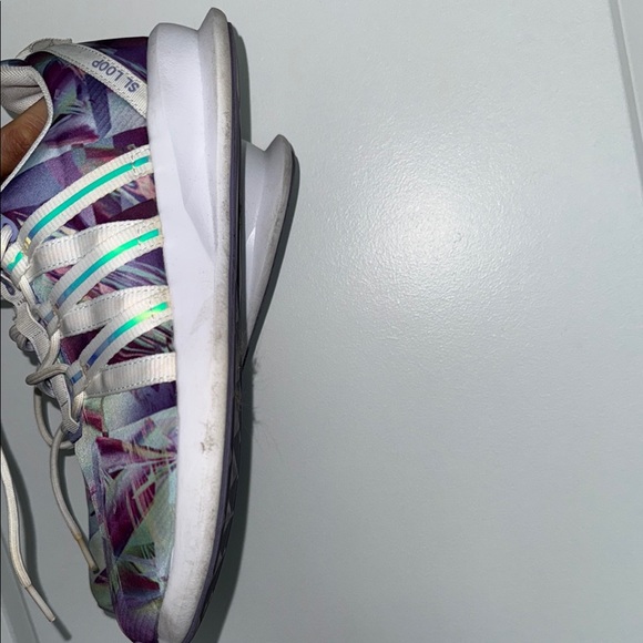 Adidas Abstract Purple and Blue Sneakers - Picture 3 of 6